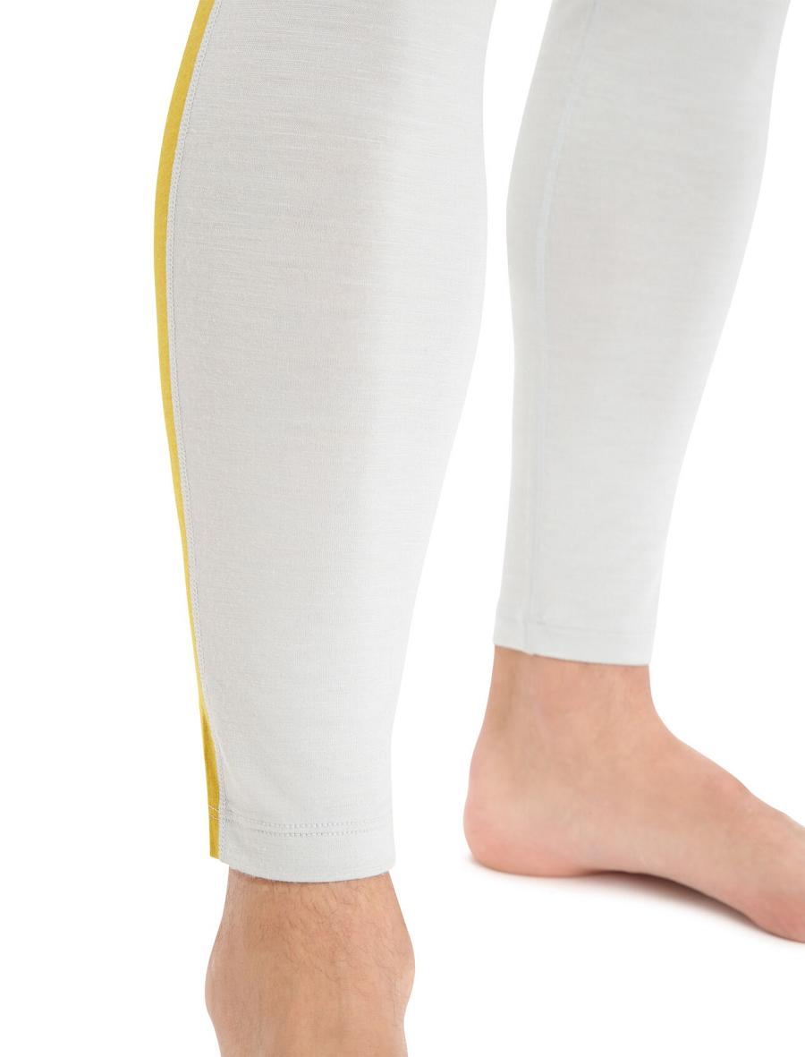 Icebreaker Merino 200 Sonebula Thermal Leggings Miesten Base Layers Kultaiset | FI 1364RVDW